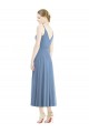 Short Tea Length Chiffon Bridesmaid Dress