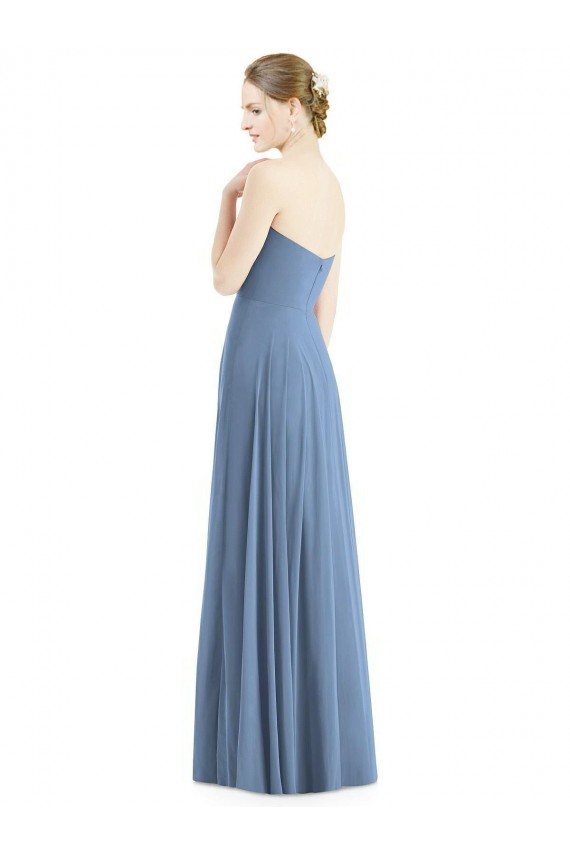 Strapless Sweetheart Chiffon Bridesmaid Dress