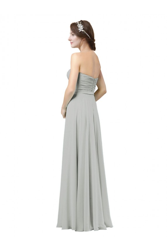 Delicately Draped Chiffon Bridesmaid Dress