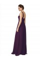 Full Length Chiffon Bridesmaid Dress with Spaghetti Straps