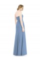 Draped Strapless Sweetheart Trumpet Chiffon Bridesmaid Dress