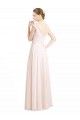 Sweetheart A-Line Chiffon Bridesmaid Dress with Ruched Lace Bodice