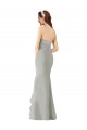 Strapless Chiffon Bridesmaids Dress with Sweetheart Neckline