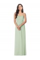 Strapless Sweetheart All-Over Shirring Chiffon Bridesmaid Dress