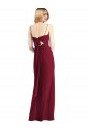 Tie-Back Cutout Trumpet Chiffon Bridesmaid Dress with Front Slit