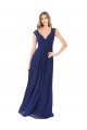 Embroidered Keyhole Back Chiffon Bridesmaid Dress