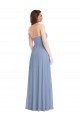 Strapless A-Line Maxi Bridesmaid Dress with Front Slit