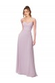 Sweetheart Tie-Back Chiffon Bridesmaid Dress