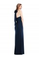 High Neck Open Back Long Maxi Bridesmaid Dress / Prom Dress