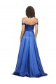 Ball Gown Off the Shoulder Sweetheart Formal Stretch Satin Bridesmaid Dress / Prom Dress