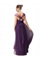 Full Length Long Tulle Bridesmaid Dress with Sweetheart Neckline