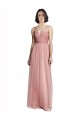 V-Neck Illusion Tulle Bridesmaids Dress