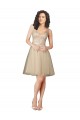 Tulle Bridesmaid Dress with Embroidery and Beading